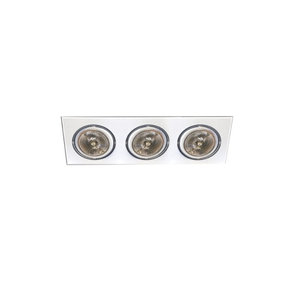 Luminario de configuración cuadrática<br/> QE3N-111-12-LED-E5-GU-WW-L